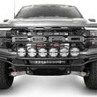 Load image into Gallery viewer, Addictive Desert Designs 2021-2024 Ford F-150 Raptor Race Series Front Bumper Light Hoop - Installation View