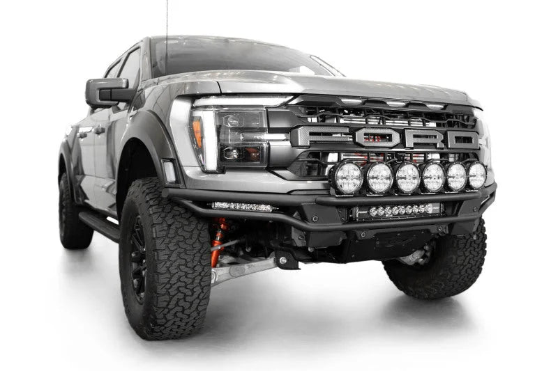 Addictive Desert Designs 2021-2024 Ford F-150 Raptor Race Series Front Bumper Light Hoop - Additional View 7