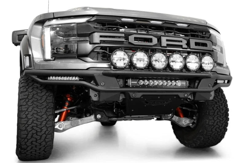 Addictive Desert Designs 2021-2024 Ford F-150 Raptor Race Series Front Bumper Light Hoop - Additional View 10