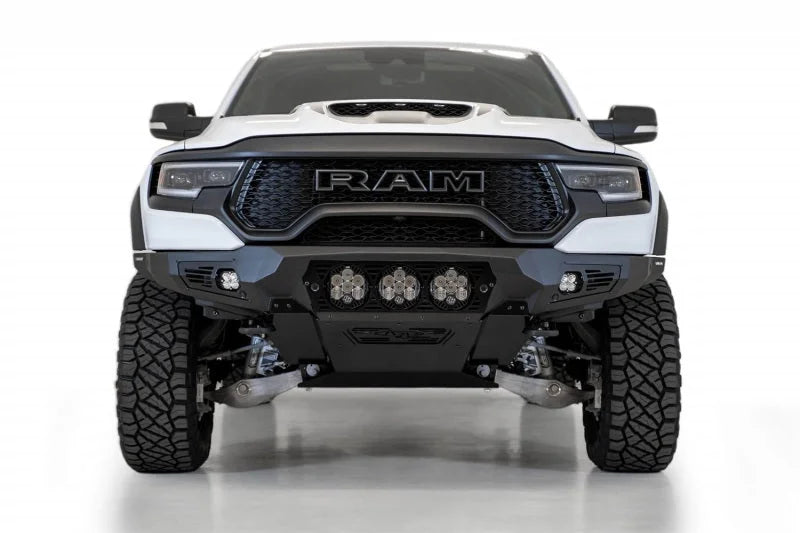 Addictive Desert Designs 2021 Dodge RAM 1500 TRX Bomber Front Bumper (Baja) - Back View
