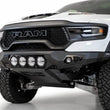 Load image into Gallery viewer, Addictive Desert Designs 2021 Dodge RAM 1500 TRX Bomber Front Bumper (Rigid) - Side View