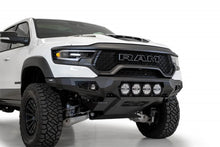 Load image into Gallery viewer, Addictive Desert Designs 2021 Dodge RAM 1500 TRX Bomber Front Bumper (Rigid) - Installation View