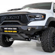 Load image into Gallery viewer, Addictive Desert Designs 2021 Dodge RAM 1500 TRX Bomber Front Bumper (20in Lights) - Back View
