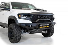 Load image into Gallery viewer, Addictive Desert Designs 2021 Dodge RAM 1500 TRX Bomber Front Bumper (20in Lights) - Installation View