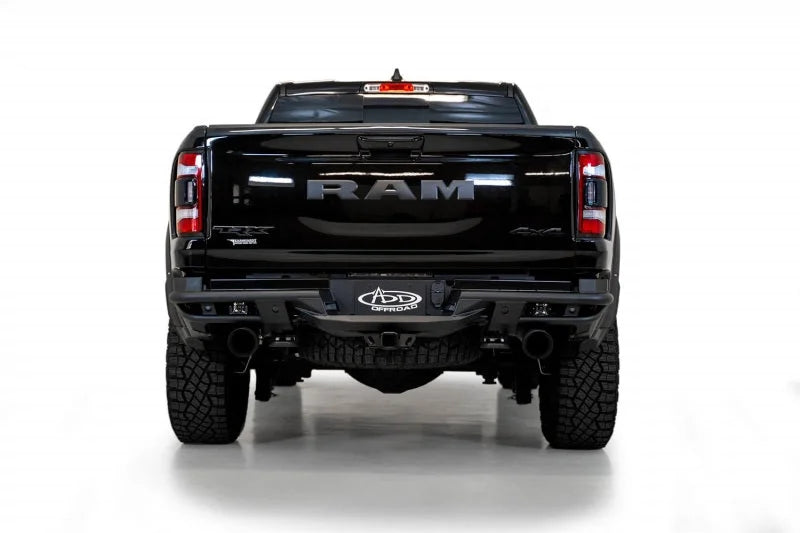 Addictive Desert Designs 2021 Dodge RAM 1500 TRX PRO Bolt-On Rear Bumper w/ Sensors - Back View