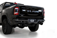 Load image into Gallery viewer, Addictive Desert Designs 2021 Dodge RAM 1500 TRX PRO Bolt-On Rear Bumper w/ Sensors - Installation View