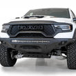 Load image into Gallery viewer, Addictive Desert Designs 2021 Dodge RAM 1500 TRX Stealth Fighter Front Bumper - Installation View