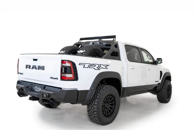 Addictive Desert Designs 2021 Dodge Ram 1500 TRX Stealth Fighter Chase Rack - Hammer Black - Side View