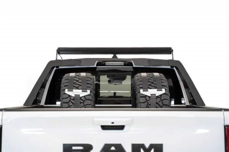 Addictive Desert Designs 2021 Dodge Ram 1500 TRX Stealth Fighter Chase Rack - Hammer Black - Installation View