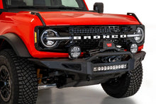 Load image into Gallery viewer, Addictive Desert Designs 2021+ Ford Bronco Rock Fighter Front Bumper - Hammer Black - Side View