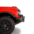 Load image into Gallery viewer, Addictive Desert Designs 2021+ Ford Bronco Rock Fighter Front Bumper - Hammer Black - Installation View