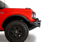 Load image into Gallery viewer, Addictive Desert Designs 2021+ Ford Bronco Rock Fighter Front Bumper - Hammer Black - Installation View