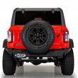 Load image into Gallery viewer, Addictive Desert Designs 2021+ Ford Bronco Rock Fighter Rear Bumper - Hammer Black - Side View