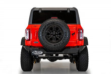 Load image into Gallery viewer, Addictive Desert Designs 2021+ Ford Bronco Rock Fighter Rear Bumper - Hammer Black - Side View