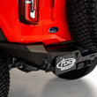Load image into Gallery viewer, Addictive Desert Designs 2021+ Ford Bronco Rock Fighter Rear Bumper - Hammer Black - Installation View