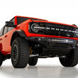Load image into Gallery viewer, Addictive Desert Designs 2021+ Ford Bronco Stealth Fighter Front Bumper Skid Plate Kit - Installation View