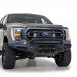 Load image into Gallery viewer, Addictive Desert Designs 2021 Ford F-150 HoneyBadger Front Bumper w/o Top Hoop - Installation View