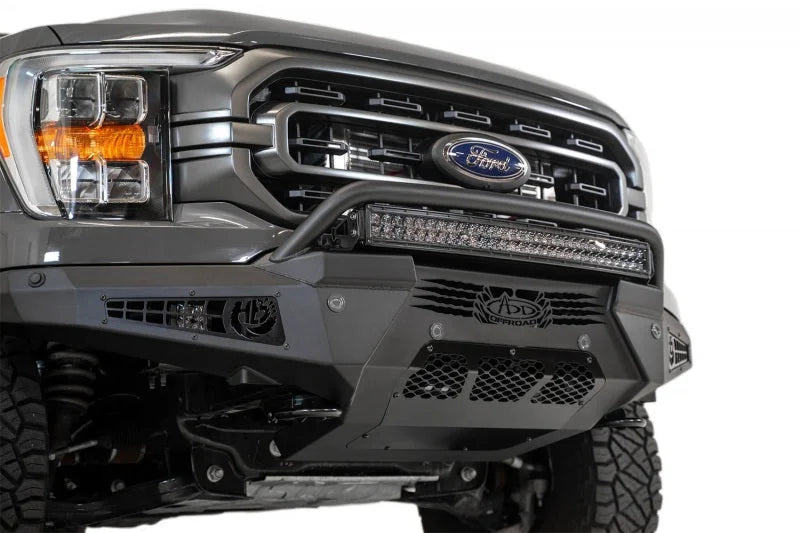 Addictive Desert Designs 2021 Ford F-150 HoneyBadger Front Bumper w/o Top Hoop - Additional View 5