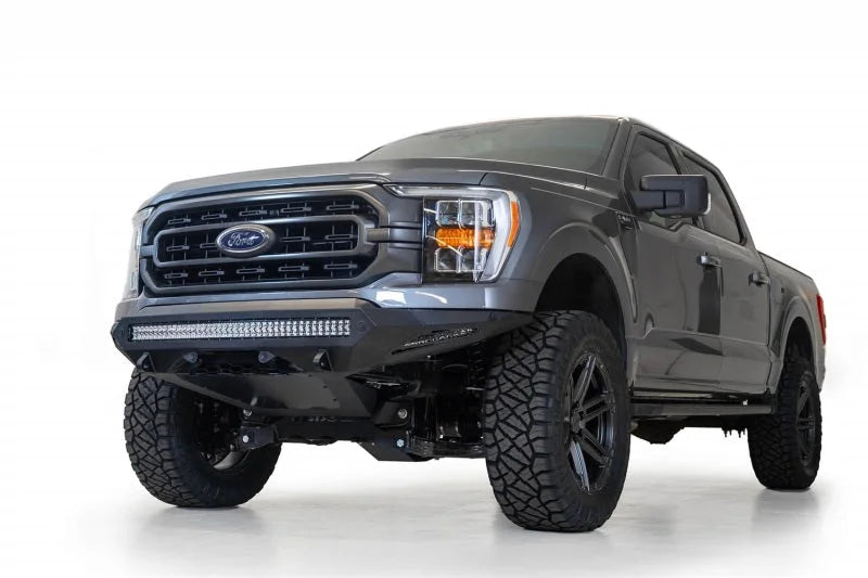 Addictive Desert Designs 2021 Ford F-150 Stealth Fighter Front Bumper - Side View