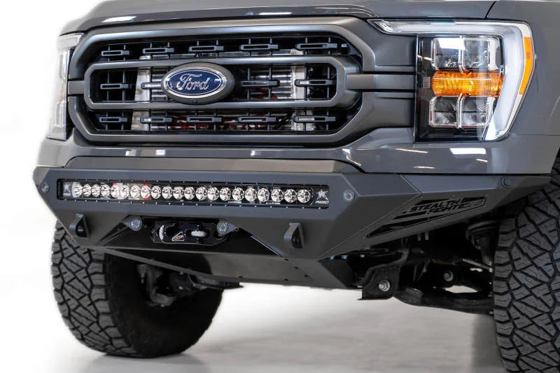 Addictive Desert Designs 2021 Ford F-150 Stealth Fighter Winch Front Bumper - Main Product View