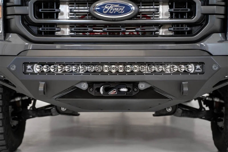 Addictive Desert Designs 2021 Ford F-150 Stealth Fighter Winch Front Bumper - Side View