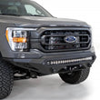 Load image into Gallery viewer, Addictive Desert Designs 2021 Ford F-150 Stealth Fighter Winch Front Bumper - Installation View