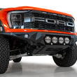 Load image into Gallery viewer, Addictive Desert Designs 2021+ Ford Raptor Bomber Front Bumper w/ 4 Rigid 360 6in Light Mounts - Main Product View