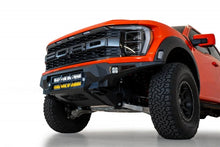 Load image into Gallery viewer, Addictive Desert Designs 2021+ Ford Raptor Bomber Front Bumper w/ Dual 20IN LED Mounts - Back View