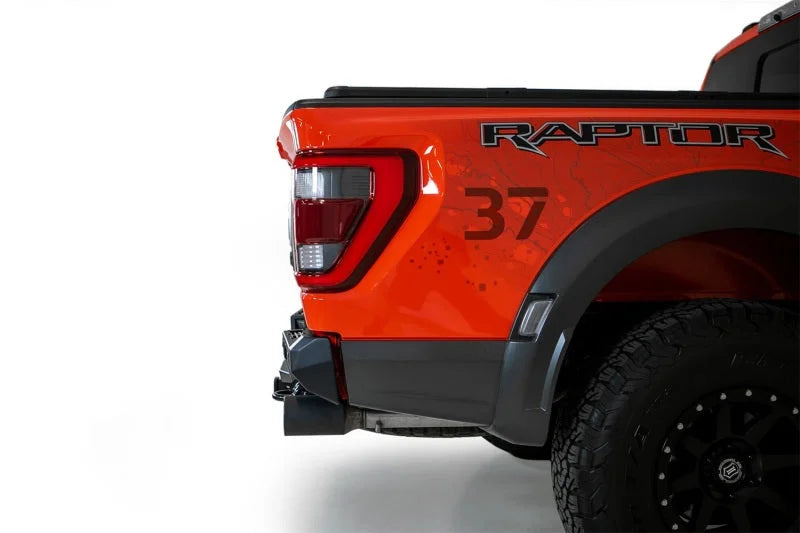 Addictive Desert Designs 2021+ Ford Raptor Bomber Rear Bumper - Side View