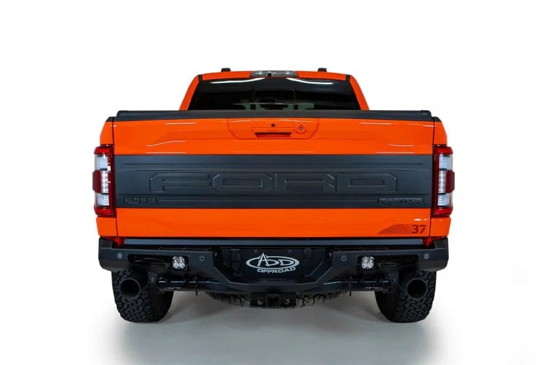Addictive Desert Designs 2021+ Ford Raptor Bomber Rear Bumper - Installation View