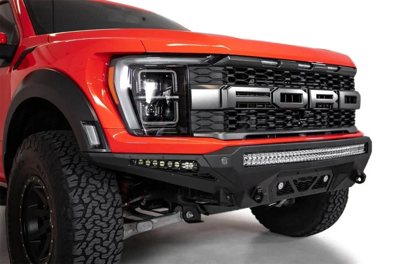 Addictive Desert Designs 2021+ Ford Raptor Stealth Fighter Front Bumper - Back View