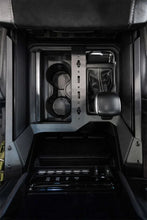 Load image into Gallery viewer, Addictive Desert Designs 2021+ RAM 1500 TRX Center Console Molle Panels &amp; Digital Device Bridge - Back View