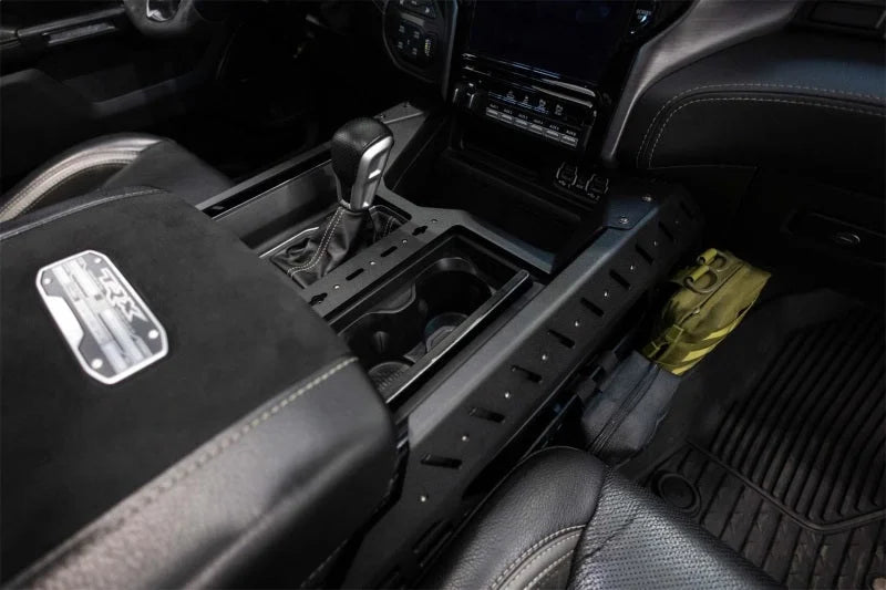 Addictive Desert Designs 2021+ RAM 1500 TRX Center Console Molle Panels & Digital Device Bridge - Additional View 6