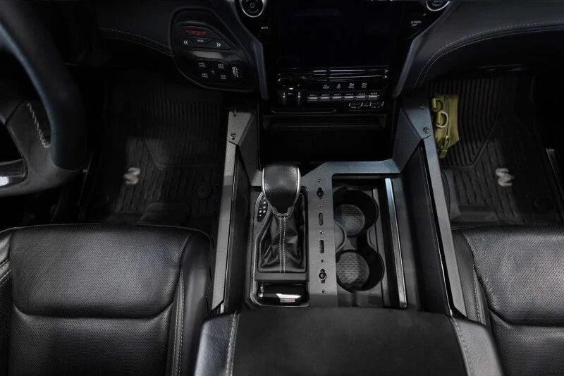 Addictive Desert Designs 2021+ RAM 1500 TRX Center Console Molle Panels & Digital Device Bridge - Additional View 15