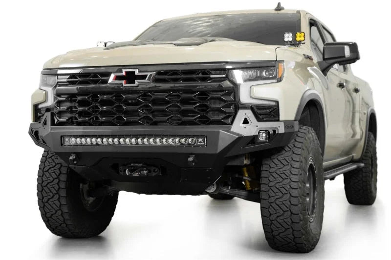 Addictive Desert Designs 2022+ Chevy Silverado 1500 ZR2 Stealth Fighter Front Bumper - Additional View 6