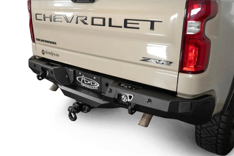 Addictive Desert Designs 2022+ Chevy/GMC 1500 Stealth Fighter Rear Bumper - Back View