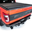Load image into Gallery viewer, Addictive Desert Designs 2022+ Ford Raptor Stealth Fighter R Bumper w/ 2 Cube Lights - Hammer Black - Installation View