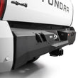 Load image into Gallery viewer, Addictive Desert Designs 2022+ Toyota Tundra Black Label Rr Bumper - Hammer Blk w/ Satin Blk Panels - Side View