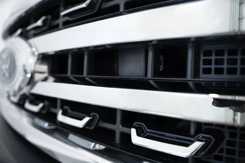Addictive Desert Designs 2023+ Ford Super Duty Adaptive Cruise Control Relocation Bracket - Back View