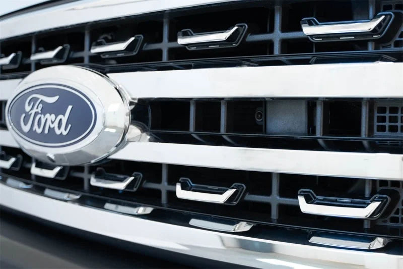 Addictive Desert Designs 2023+ Ford Super Duty Adaptive Cruise Control Relocation Bracket - Installation View