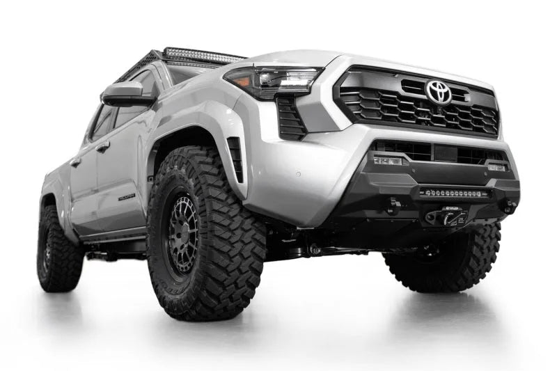 Addictive Desert Designs 2024 Toyota Tacoma Stealth Center Mount Winch Front Bumper - Back View