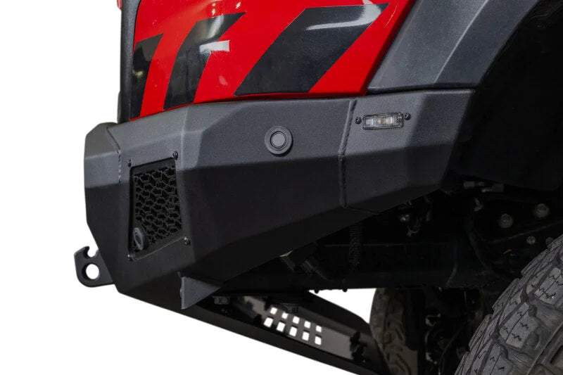 Addictive Desert Designs 2025 Ram RHO Stealth Fighter Front Bumper - Installation View