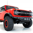 Load image into Gallery viewer, Addictive Desert Designs 21-22 Ford Bronco Bomber Front Bumper (w/ 3 Rigid 360 Mounts) - Installation View