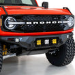 Load image into Gallery viewer, Addictive Desert Designs 21-22 Ford Bronco Bomber Front Bumper (w/ 3 Baja Designs LP4 Mounts) - Main Product View