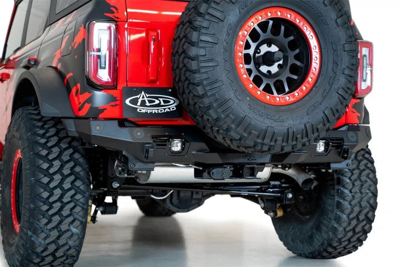Addictive Desert Designs 21-22 Ford Bronco Bomber Rear Bumper - Main Product View