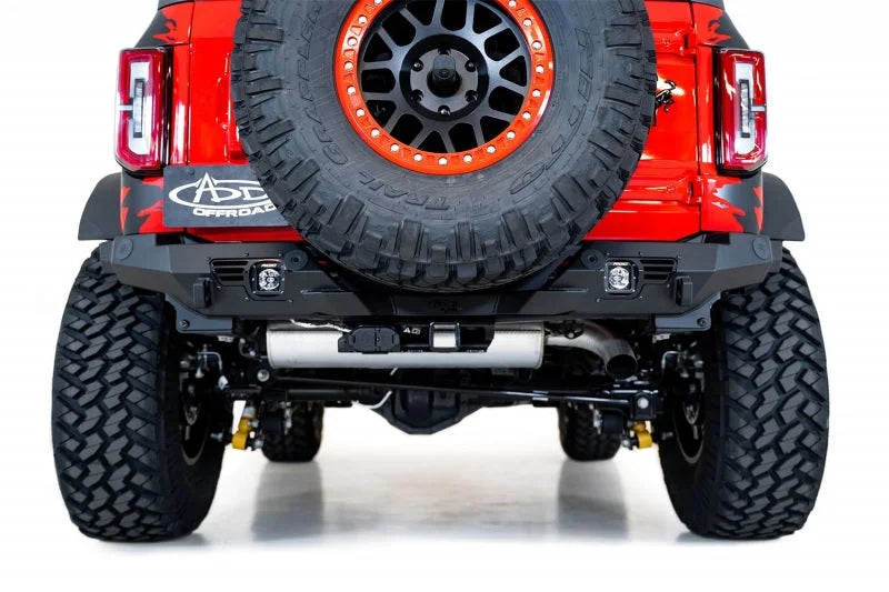 Addictive Desert Designs 21-22 Ford Bronco Bomber Rear Bumper - Back View