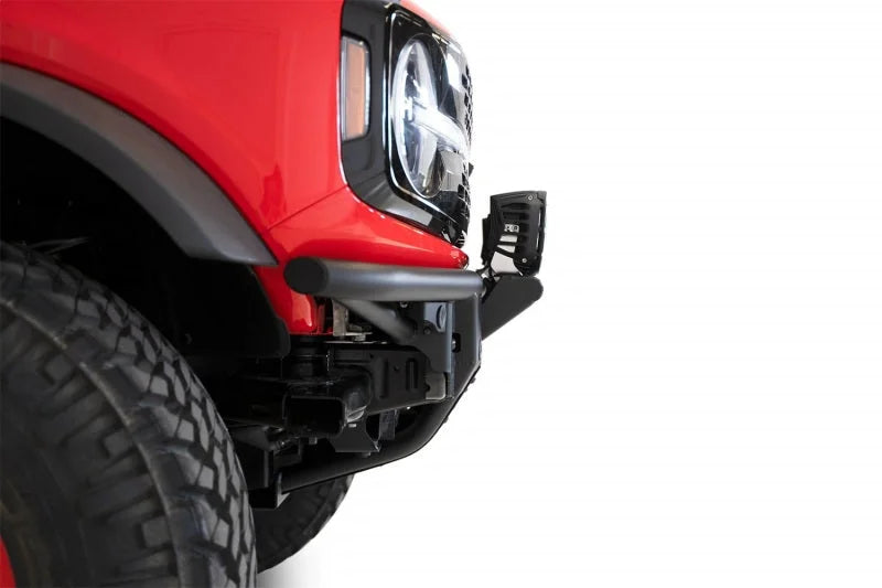 Addictive Desert Designs 21-22 Ford Bronco Pro Bolt-On Add-On Light Hoop - Side View