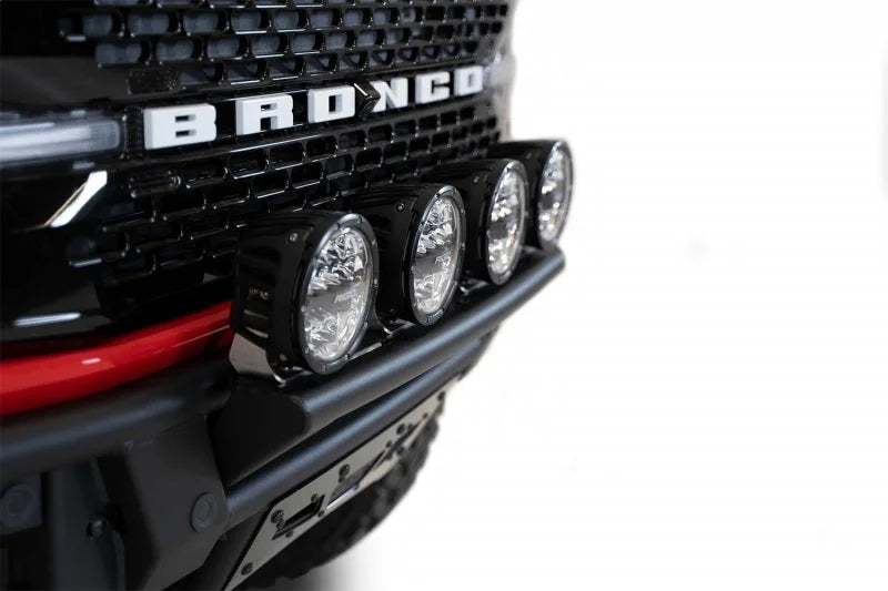 Addictive Desert Designs 21-22 Ford Bronco Pro Bolt-On Add-On Light Hoop - Back View