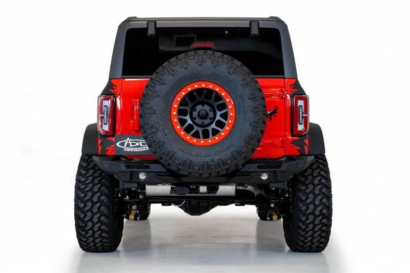 Addictive Desert Designs 21-22 Ford Bronco Stealth Fighter Rear Bumper - Back View