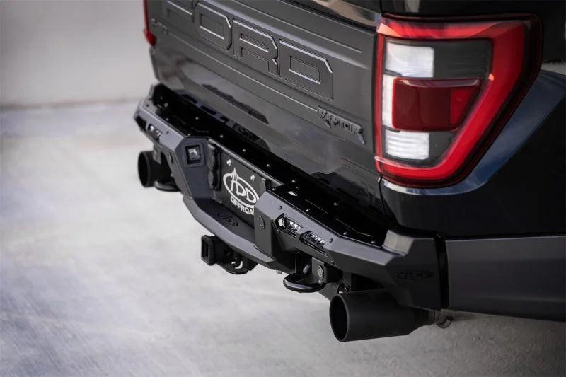 Addictive Desert Designs 21-22 Ford F-150 Raptor Phantom Rear Bumpet - Installation View